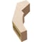 Ekena Millwork 3-inch W x 8-inch D x 12-inch H Monterey Rough Cedar Woodgrain TimberThane Knee Brace, Primed BRCUR03X08X12MONRCPR - alternate 6
